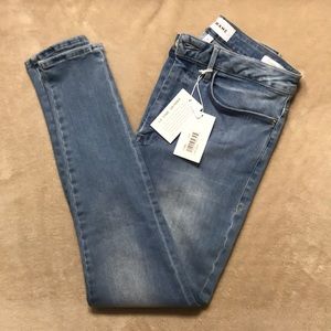 FRAME Women’s Le One Skinny Mid Rise Jeans Caspio Size 29-34 (2) NWT